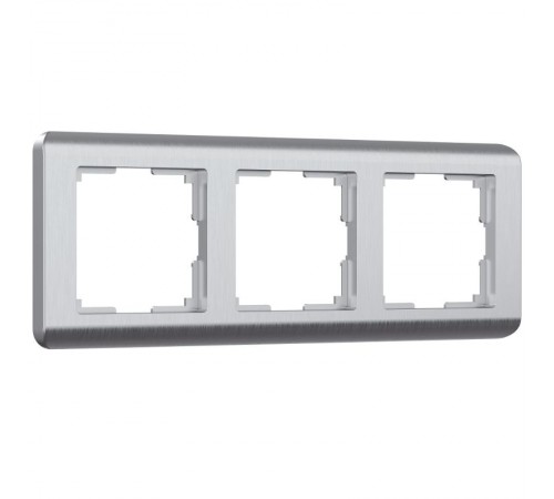 Рамка на 3 поста   (cеребряный ) W0032106  a051277  WERKEL