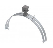 Держатель пластиковый на круглый конёк, гор. цинк, 394070  МД-070-ГЦ   Ostec