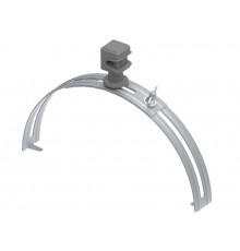 Держатель пластиковый на круглый конёк, гор. цинк, 394070  МД-070-ГЦ   Ostec