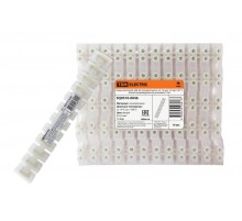 Зажим винтовой ЗВИ-60 полипропилен 2,5-16мм2 12пар 100°С белый (индивидуальная упаковка)  SQ0510-0046  TDM