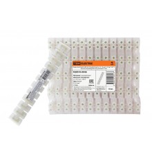 Зажим винтовой ЗВИ-60 полипропилен 2,5-16мм2 12пар 100°С белый (индивидуальная упаковка)  SQ0510-0046  TDM