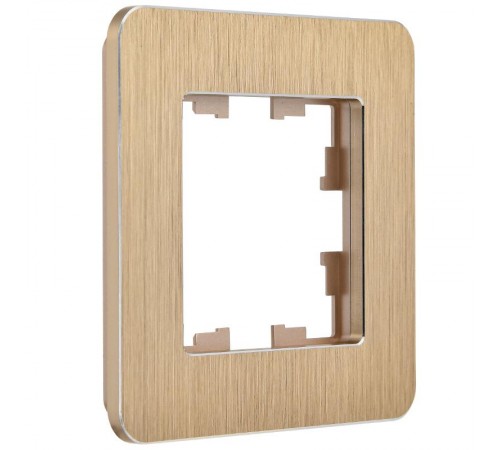 BRITE Рамка 1-ая РУ-1-1-Бр металл шампань RE AL  BR-M12-M-21-K37  IEK