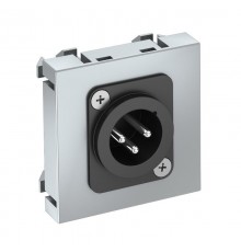 Мультимедийная рамка XLR Modul45 (серебристый) (MTG-X3M L AL1)  6105228  OBO Bettermann