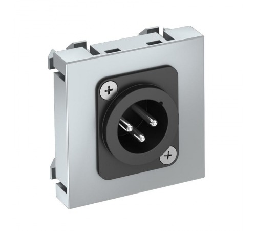 Мультимедийная рамка XLR Modul45 (серебристый) (MTG-X3M L AL1)  6105228  OBO Bettermann