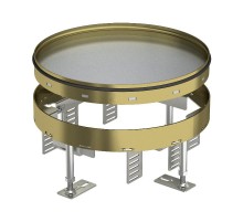 Кассетная рамка RKR2 ном.размер 7 D 275 мм (латунь) (RKR2 7M 25)  7409104  OBO Bettermann