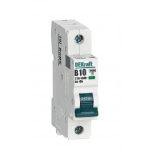 Выключатель автоматический  однополюсный ВА-105 10А B 10кА  13104DEK  DEKraft