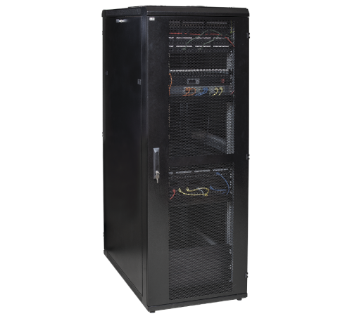 Шкаф серв 42U 800х1200мм перф. двери серый (ч.3)  LS35-42U82-PPZ-3  ITK