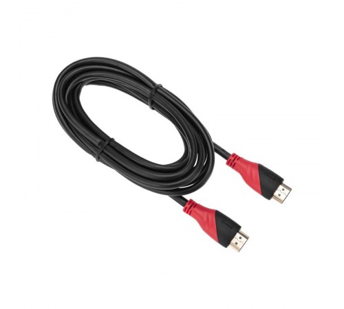 Шнур HDMI - HDMI с фильтрами, длина 3 метра (GOLD) (PVC пакет)  17-6205  REXANT