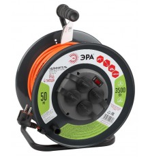 Удлинитель силовой ЭРА RMx-4es-3x1.5-50m-IP44 на м. катушке c/з 4 гн 50м ПВС 3х1.5  Б0046852  ЭРА