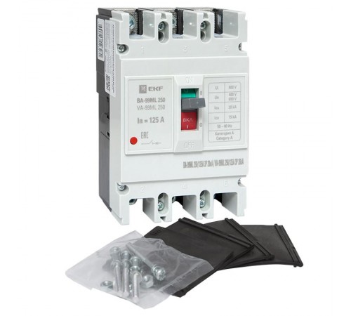 Выключатель автоматический ВА-99М 250/125А 3P 20кА EKF Basic  mccb99-250-125mI  EKF