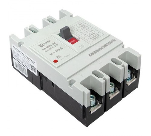 Выключатель автоматический ВА-99М 250/125А 3P 20кА EKF Basic  mccb99-250-125mI  EKF