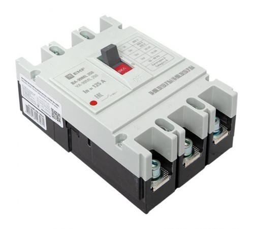 Выключатель автоматический ВА-99М 250/125А 3P 20кА EKF Basic  mccb99-250-125mI  EKF