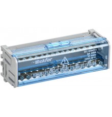 TEKFOR Шины на DIN-рейку (кросс-модуль) ШНК 2х15 L+PEN  TF-DN10-2-15-125  IEK