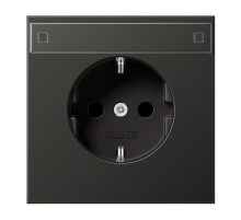 Штепсельная розетка SCHUKO 16A 250V~ с полем для надписи; антрацит  AL1520NAAN  Jung