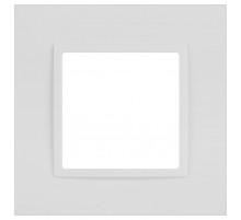 Рамка для розеток и выключателей Elegance 14-5011-01М Classic, на 1 пост, белый матовый  Б0065822  ЭРА