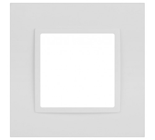 Рамка для розеток и выключателей Elegance 14-5011-01М Classic, на 1 пост, белый матовый  Б0065822  ЭРА