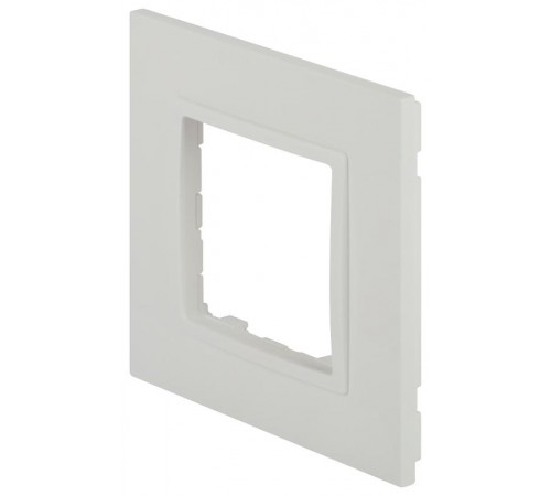 Рамка для розеток и выключателей Elegance 14-5011-01М Classic, на 1 пост, белый матовый  Б0065822  ЭРА