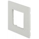 Рамка для розеток и выключателей Elegance 14-5011-01М Classic, на 1 пост, белый матовый  Б0065822  ЭРА
