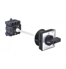 Выключатель-Разъединитель 4P 25A IP20 С ЧЁРНОЙ выносной рукояткой на дин-рейке/плате  MSD25440B  SE