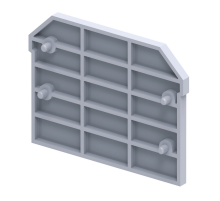 Крышка концевая для клеммы проходной OptiClip EPCMC1-2-TRIPLET-серый  289831  КЭАЗ