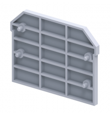 Крышка концевая для клеммы проходной OptiClip EPCMC1-2-TRIPLET-серый  289831  КЭАЗ