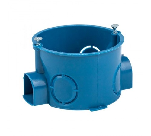 Коробка установочная КМТ-010-002 для твердых стен (68х42) с саморезами IP20 розничный стикер PROxima  plc-kmt-010-002-r  EKF