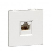 Altira Белый Розетка W45 1XRJ45 Cat.5E формата 45Х22,5 RAL 9010  RIN-145K5E-BE  SE