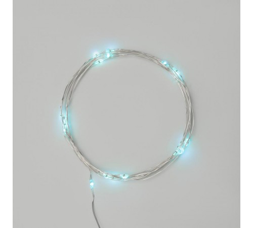Гирлянда "Роса", 2 м, 20 диодов, цвет голубой  303-003  NEON-NIGHT