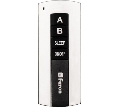 Выключатель дистанционный 230V 1000W TM75 2-х канальный 30м с пультом управления, черное серебро  23344  FERON