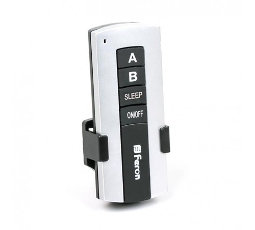 Выключатель дистанционный 230V 1000W TM75 2-х канальный 30м с пультом управления, черное серебро  23344  FERON