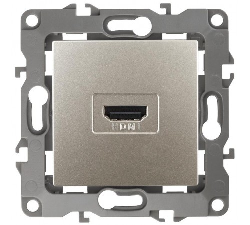 Розетка HDMI 12-3114-15  ,  перламутр  Б0027490  ЭРА