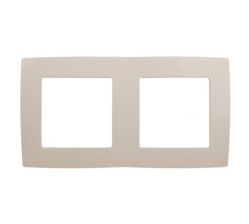 Рамка на 2 поста 12-5002-02  ,  слоновая кость  Б0014752  ЭРА