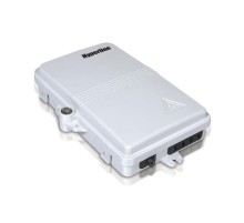 FO-WBI-4A-GY Бокс оптический настенный, 4 порта (SC, duplex LC), без пигтейлов и проходных адаптеров, IP65  358584  Hyperline