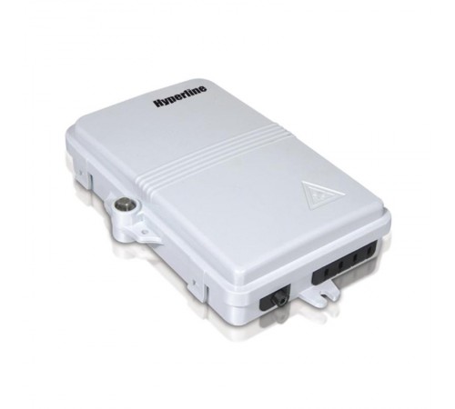 FO-WBI-4A-GY Бокс оптический настенный, 4 порта (SC, duplex LC), без пигтейлов и проходных адаптеров, IP65  358584  Hyperline