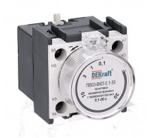 Приставка выдержки времени с задержкой при  24113DEK  DEKraft