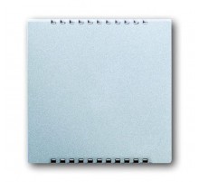 Плата центральная (накладка) для усилителя мощности светорег. 6594 U, , серия solo/future, цвет серебр.-алюм.  6599-0-2885   2CKA006599A2885  ABB