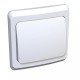 Этюд Белый С/У Выключатель кнопочный 1-клавишный  KC10-001B  SE