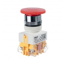 Выкл. кноп. грибок AEA 22 мм Цвет:КРАСНЫЙ 220В ВK-2  25024DEK  DEKraft