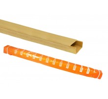 Кабель-канал 20х10 желтая сосна 3D (100м)  SQ0402-0604  TDM