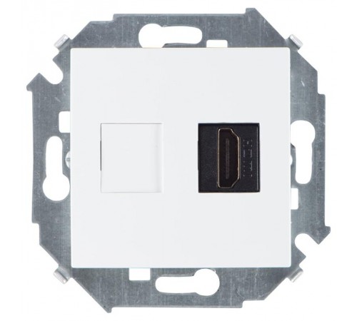 Розетка HDMI тип А, проходная, серия Simon 15  1591407-030  Simon