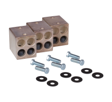 Комплект зажимов четырехгнездных 4х185 кв мм ВА50-41-УХЛ3  137611  КЭАЗ