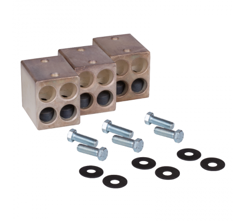 Комплект зажимов четырехгнездных 4х185 кв мм ВА50-41-ОМ4-РЕГ 296287  КЭАЗ