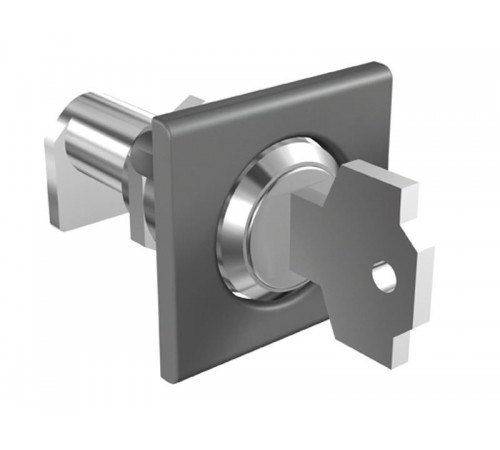 Блокировка замком с ключом в положениях вкачен/тест/выкачен KLP-A ключ типа RonProf Kirk E1.2 2-й ключ  1SDA073835R1  ABB