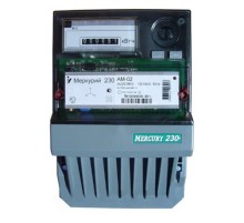 Счетчик Меркурий 230 AM-02 10-100А/400В (1 тар.) МЕХ (монт. пл.)