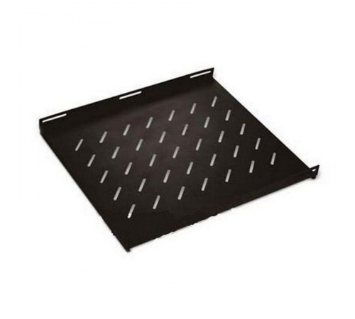 19" стационарная полка глубиной 600мм, черная  FS05-600PI  ITK