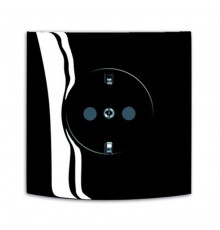 Розетка SCHUKO 16А 250В в корпусе,KS, серия triton, цвет слоновая кость  2013-0-5258   2CKA002013A5258  ABB