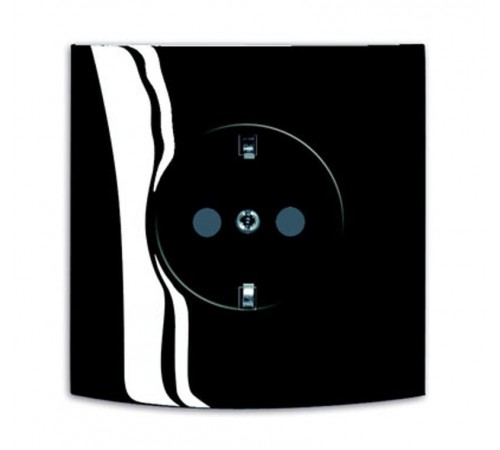 Розетка SCHUKO 16А 250В в корпусе,KS, серия triton, цвет слоновая кость  2013-0-5258   2CKA002013A5258  ABB