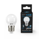 Лампа светодиодная Шар 6.5W 550lm 6500K E27 LED 1/10/100  105102307  Gauss