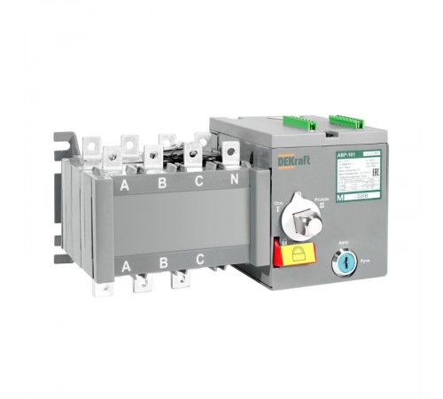 АВР на реверс. выкл.-разъед. и мотор приводом 16A, 4P, 5кА АВР-101  42019DEK  DEKraft