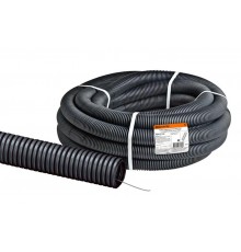 Труба гибкая гофрированная FRHF 25мм с протяжкой легкая (75 м)  SQ0413-1025  TDM